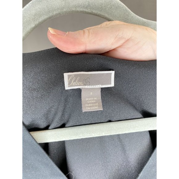 Chelsea 28 Black Ruffled Wrap Dress - Picture 5 of 6